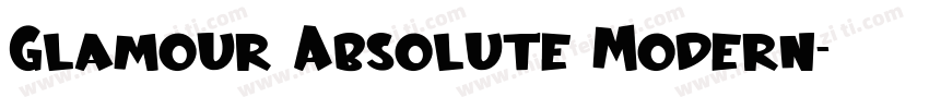 Glamour Absolute Modern字体转换
